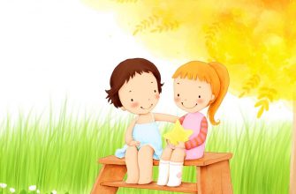 deti devochki ulybki zvezda cvety trava derevo listva 68241 1280x720